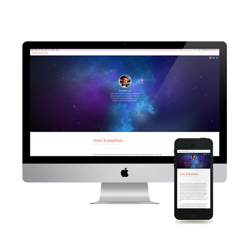 Buy Aspect - Ghost Theme